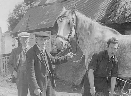 My Dad (right) in Clophill, Bedfordshire in c1955